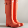 Hunter Women's Original Tall Wellington Boots Sun Cup Orange 2