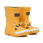 Joules Printed Baby Wellies Yellow Tiger 1