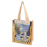 Seasalt Jute Shopper Sun on the Lintel Sage 1