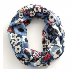 Seasalt Pretty Circle Scarf Anenome Posy Agapanthus