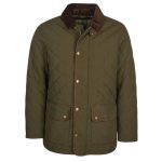 Barbour Burton Quilted Jacket Dark Olive