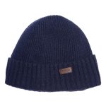 Barbour Carlton Beanie Hat Navy