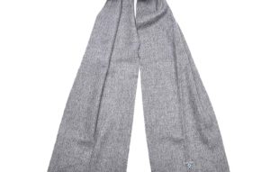 Barbour Plain Lambswool Scarf Light Grey 1