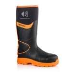 Buckler Buckbootz S5 Hi-Vis Safety Wellingtons with Ankle Protection