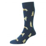 HJ Hall Men’s Retriever Cotton Rich Socks Navy