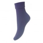 HJ Hall Women’s Cashmere Blend Lounge Socks Plum