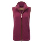 Schoffel Lyndon Ladies Fleece Gilet Mulberry + FREE Schoffel Thurlestone Cap (Worth £24.95)