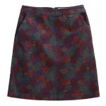 Seasalt Ferry Crossing Skirt Lino Seaweed Magpie