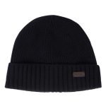 Barbour Carlton Beanie Hat Dark Black