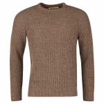 Barbour Horseford Crew Knit Jumper Sandstone