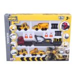 Maisto Mini Work Machines Volvo Playset with Low Loader