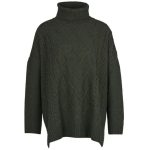 Barbour Burne Cape Knit Jumper Olive