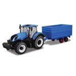 Bburago New Holland T7.315 Tractor & Trailer 1:32 Scale