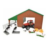 Britains Animal Farm Building Set with Case IH Tractor 1:32 Scale