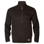 Harkila Metso Half Zip Sweater Shadow Brown