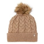 Joules Elena Cable Knit Hat Oat