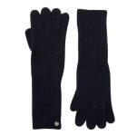 Joules Shinebright Ribbed Gloves Navy