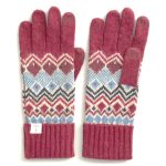 Seasalt Touchstone Very Clever Gloves Andrena Aran Dahlia Mix