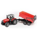 Bruder Massey Ferguson 7480 with Tipping Trailer 1:16 Scale