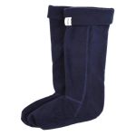 Barbour Unisex Fleece Wellington Socks Classic Navy