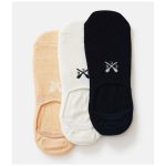Crew Women’s 3 Pack Secret Bamboo Socks Beige/Blue/White