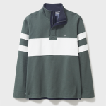 Crew Padstow Pique Sweatshirt Evergreen