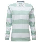 Schoffel Ladies St Mawgan Rubgy Shirt Mint-White