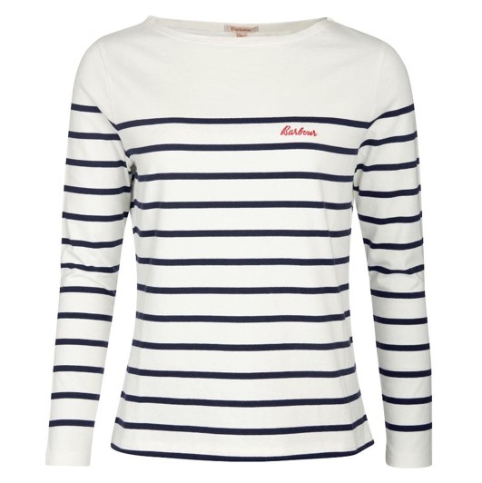 Barbour Kenmore Relaxed Fit T Shirt Papaya Ernest Doe Shop
