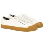 Barbour Portree Canvas Trainers Ecru-Gum