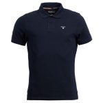 Barbour Tartan Poloshirt Pique New Navy