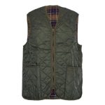 Barbour Men’s Quilted Waistcoat-Zip-In Liner Olive Green