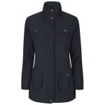 Hoggs of Fife Ladies Struther Waterproof Field Coat Navy