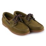 Le Chameau Galion Femme Nubuck Deck Shoe Vert Vierzon