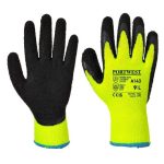 Portwest A143 Thermal Grip Latex Glove Yellow-Black