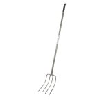 Saddlers Hi Strength Long Handled 4 Prong Manure Fork