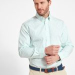Schoffel Harlyn Tailored Shirt Pale Mint Check
