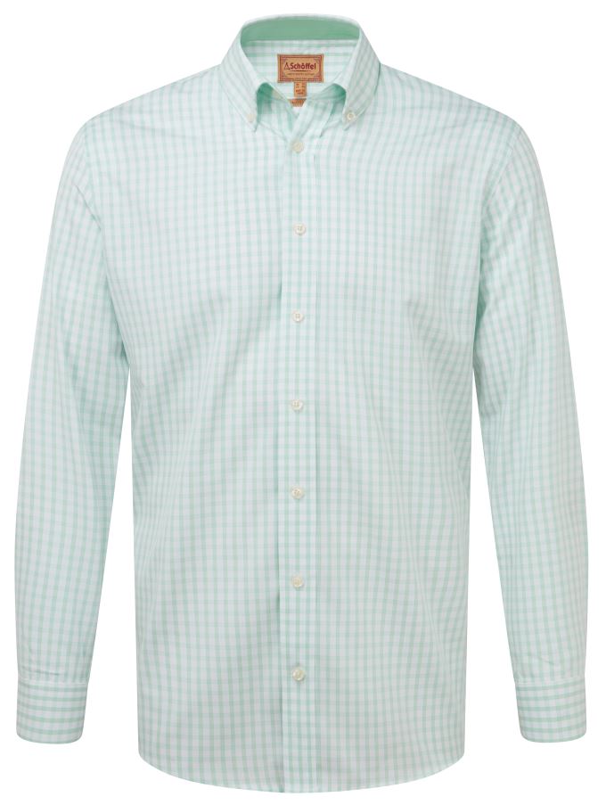 Schoffel Harlyn Tailored Shirt Pale Mint | Ernest Doe Shop