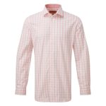 Schoffel Hebden Tailored Shirt Flamingo-Oat Check