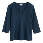 Seasalt Talent 3/4 Sleeve Top Maritime