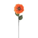 Ascalon Decorative Orange Poppy Stake