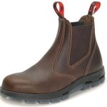 Redback Soft Toe Derby Boots Jarrah Brown