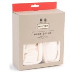 Hunter Unisex Fleece Wellington Socks Cream