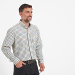 Schoffel Brancaster Classic Shirt Brown-Navy Check