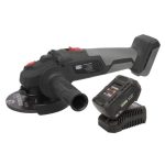 Sealey 20V 4Ah SV20 Series Ø115mm Brushless Angle Grinder Kit