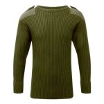 Castle Crew Neck Combat Jumper Green