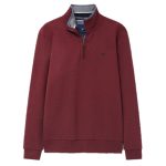 Crew Classic Half Zip Sweatshirt Cordovan Marl