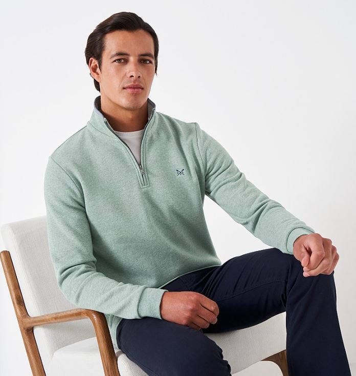 Half Zip Sweatshirt - Steel Marl, Men's Sweatshirts, Sports Inspired  Hoodies & Sweatshirts