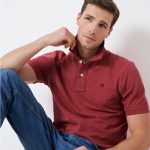 Crew Classic Pique Polo Shirt Red Earth