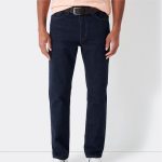 Crew Parker Straight Leg Jeans Indigo Blue