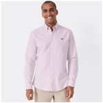 Crew Slim Fit Cotton Oxford Shirt Pink